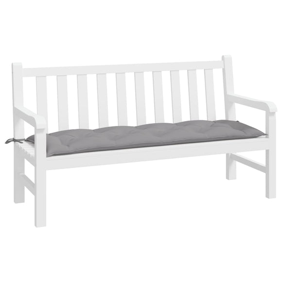 NNEVL Garden Bench Cushion Grey 150x50x7 cm Oxford Fabric