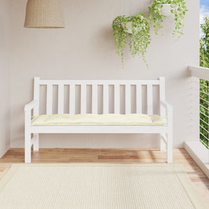 NNEVL Garden Bench Cushion Cream 150x50x7 cm Oxford Fabric