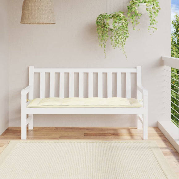 NNEVL Garden Bench Cushion Cream 150x50x7 cm Oxford Fabric
