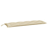 NNEVL Garden Bench Cushion Beige 150x50x7 cm Oxford Fabric