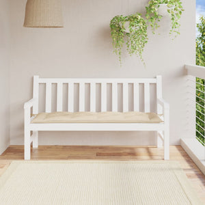 NNEVL Garden Bench Cushion Beige 150x50x7 cm Oxford Fabric