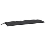NNEVL Garden Bench Cushion Black 150x50x7 cm Oxford Fabric