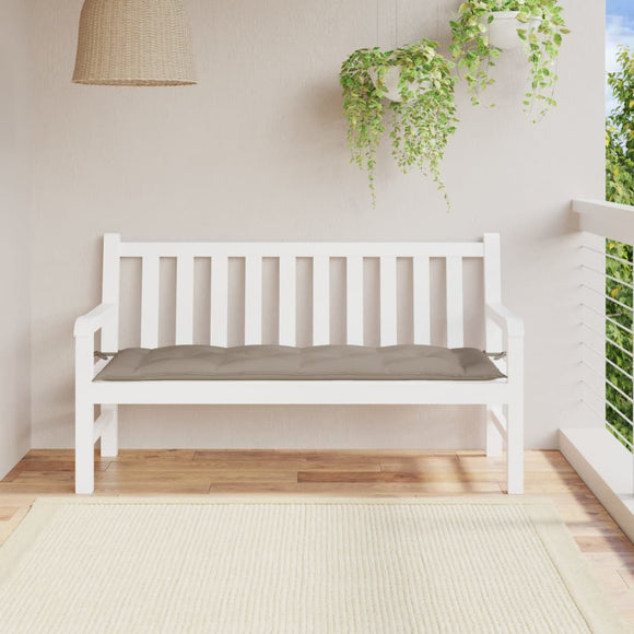NNEVL Garden Bench Cushion Taupe 150x50x7 cm Oxford Fabric