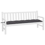NNEVL Garden Bench Cushion Anthracite 180x50x7 cm Oxford Fabric