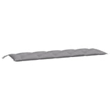 NNEVL Garden Bench Cushion Grey 180x50x7 cm Oxford Fabric