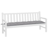 NNEVL Garden Bench Cushion Grey 180x50x7 cm Oxford Fabric