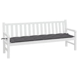 NNEVL Garden Bench Cushion Anthracite 200x50x7 cm Oxford Fabric