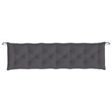 NNEVL Garden Bench Cushion Anthracite 200x50x7 cm Oxford Fabric