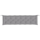 NNEVL Garden Bench Cushion Grey 200x50x7 cm Oxford Fabric