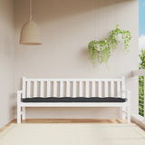 NNEVL Garden Bench Cushion Black 200x50x7 cm Oxford Fabric