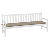 NNEVL Garden Bench Cushion Taupe 200x50x7 cm Oxford Fabric