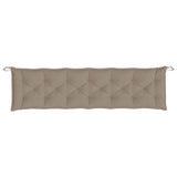 NNEVL Garden Bench Cushion Taupe 200x50x7 cm Oxford Fabric