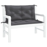 NNEVL Garden Bench Cushions 2pcs Anthracite 100x50x7 cm Oxford Fabric