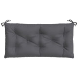 NNEVL Garden Bench Cushions 2pcs Anthracite 100x50x7 cm Oxford Fabric