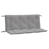 NNEVL Garden Bench Cushions 2pcs Grey 120x50x7cm Oxford Fabric