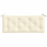NNEVL Garden Bench Cushions 2pcs Cream White 120x50x7cm Oxford Fabric
