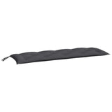 NNEVL Garden Bench Cushions 2pcs Anthracite 150x50x7cm Oxford Fabric