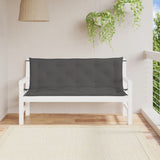 NNEVL Garden Bench Cushions 2pcs Anthracite 150x50x7cm Oxford Fabric