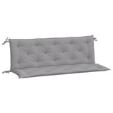 NNEVL Garden Bench Cushions 2pcs Grey 150x50x7cm Oxford Fabric