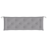 NNEVL Garden Bench Cushions 2pcs Grey 150x50x7cm Oxford Fabric