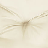 NNEVL Garden Bench Cushions 2pcs Cream White 150x50x7cm Oxford Fabric