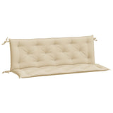 NNEVL Garden Bench Cushions 2pcs Beige 150x50x7cm Oxford Fabric