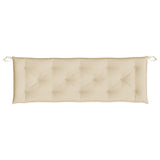 NNEVL Garden Bench Cushions 2pcs Beige 150x50x7cm Oxford Fabric