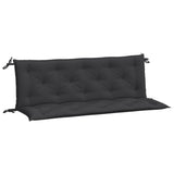 NNEVL Garden Bench Cushions 2pcs Black 150x50x7cm Oxford Fabric