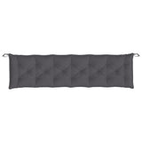 NNEVL Garden Bench Cushions 2pcs Anthracite 200x50x7cm Oxford Fabric