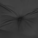 NNEVL Garden Bench Cushions 2pcs Black 200x50x7cm Oxford Fabric