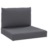 NNEVL Pallet Cushions 2 pcs Anthracite Oxford Fabric