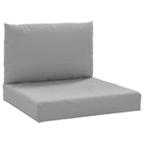 NNEVL Pallet Cushions 2 pcs Grey Oxford Fabric