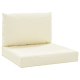 NNEVL Pallet Cushions 2 pcs Cream White Oxford Fabric