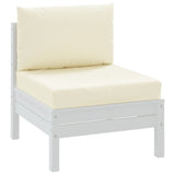 NNEVL Pallet Cushions 2 pcs Cream White Oxford Fabric