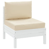 NNEVL Pallet Cushions 2 pcs Beige Oxford Fabric