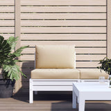 NNEVL Pallet Cushions 2 pcs Beige Oxford Fabric