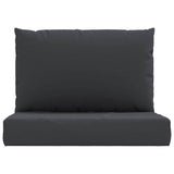 NNEVL Pallet Cushions 2 pcs Black Oxford Fabric