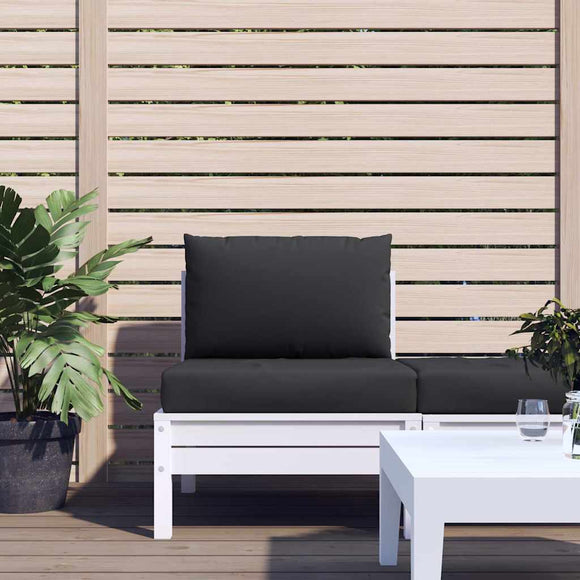 NNEVL Pallet Cushions 2 pcs Black Oxford Fabric