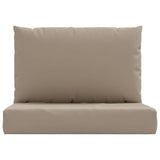 NNEVL Pallet Cushions 2 pcs Taupe Oxford Fabric