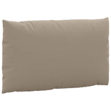 NNEVL Pallet Cushions 2 pcs Taupe Oxford Fabric