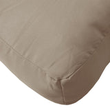 NNEVL Pallet Cushions 2 pcs Taupe Oxford Fabric