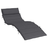 NNEVL Sun Lounger Cushion Anthracite 180x60x4 cm Oxford Fabric