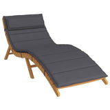 NNEVL Sun Lounger Cushion Anthracite 180x60x4 cm Oxford Fabric