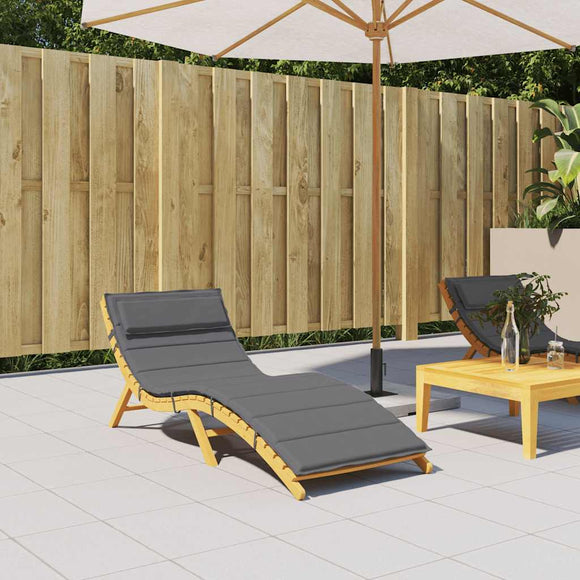 NNEVL Sun Lounger Cushion Anthracite 180x60x4 cm Oxford Fabric
