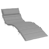 NNEVL Sun Lounger Cushion Grey 180x60x4 cm Oxford Fabric