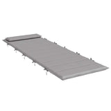NNEVL Sun Lounger Cushion Grey 180x60x4 cm Oxford Fabric