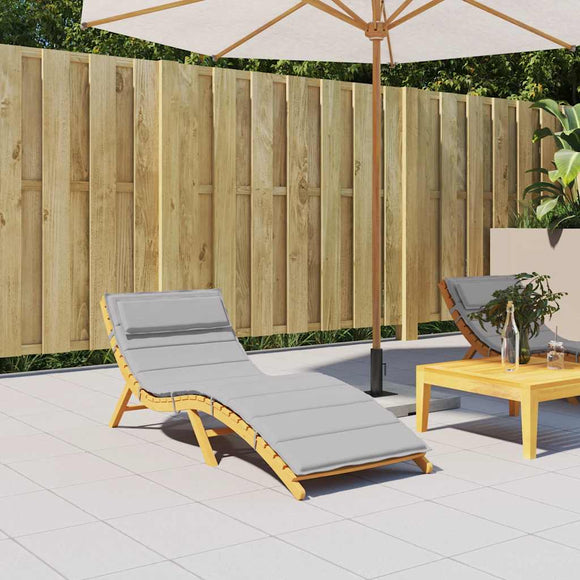 NNEVL Sun Lounger Cushion Grey 180x60x4 cm Oxford Fabric