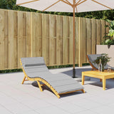 NNEVL Sun Lounger Cushion Grey 180x60x4 cm Oxford Fabric