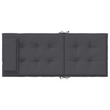 NNEVL Highback Chair Cushions 6 pcs Anthracite Oxford Fabric
