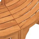 NNEVL Half Round Tree Bench Ø208 cm Solid Wood Eucalyptus
